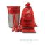 İlka Tıbbi Atık Çöp Torbası Orta Boy 55X60 cm Kırmızı 25'li (1 Koli) 50 Mikron