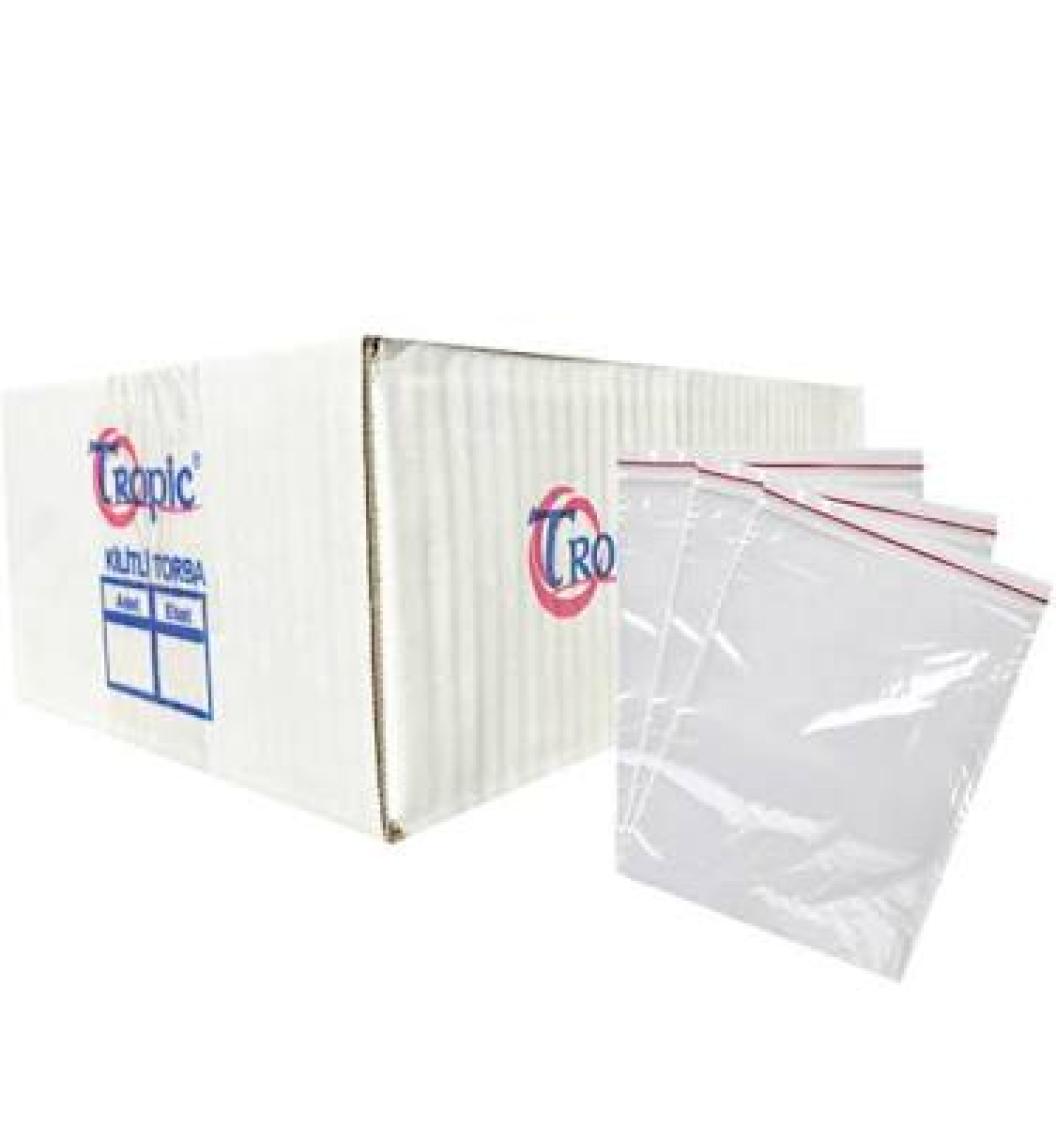 Tropic Kilitli Naylon Torba 9X11 cm 1000 Adet