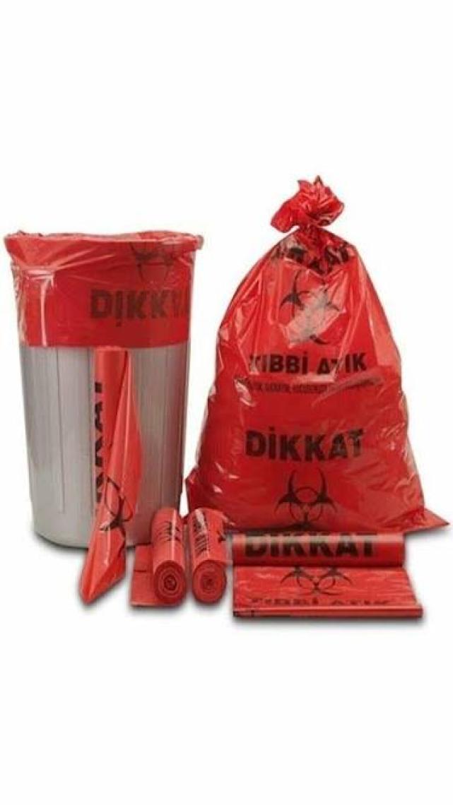 Florex Tıbbi Atık Çöp Poşeti 80x110 813 GR 10 Rulo