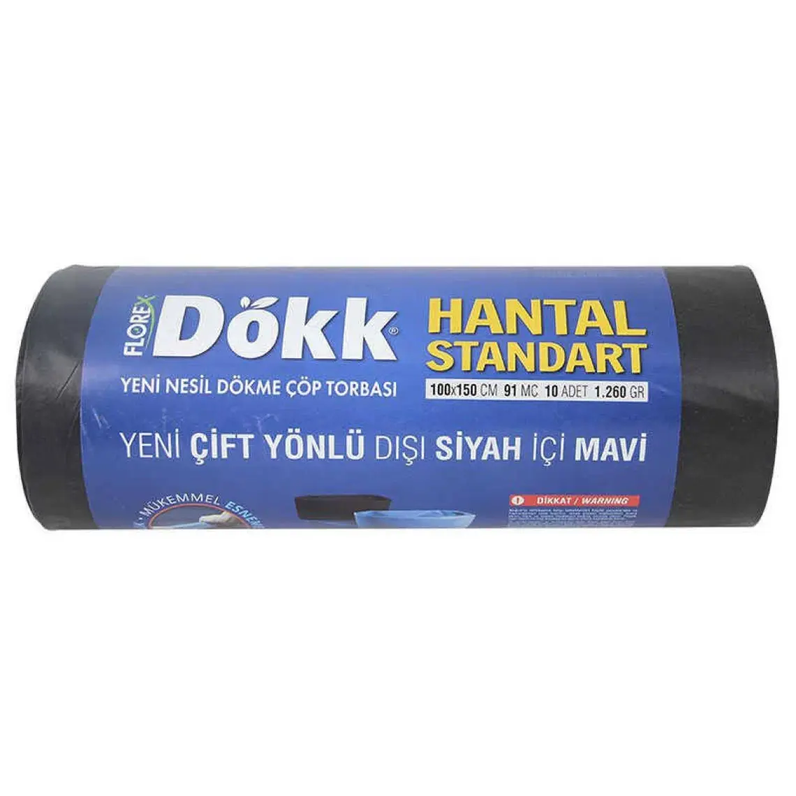 Florex Dökme Çöp Poşeti 100x150 Hantal Boy 1150 GR