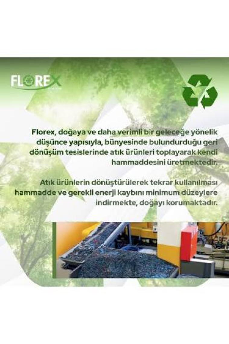 Florex Büzgülü Çöp Torbaları Lavanta Kokulu Büyük Boy