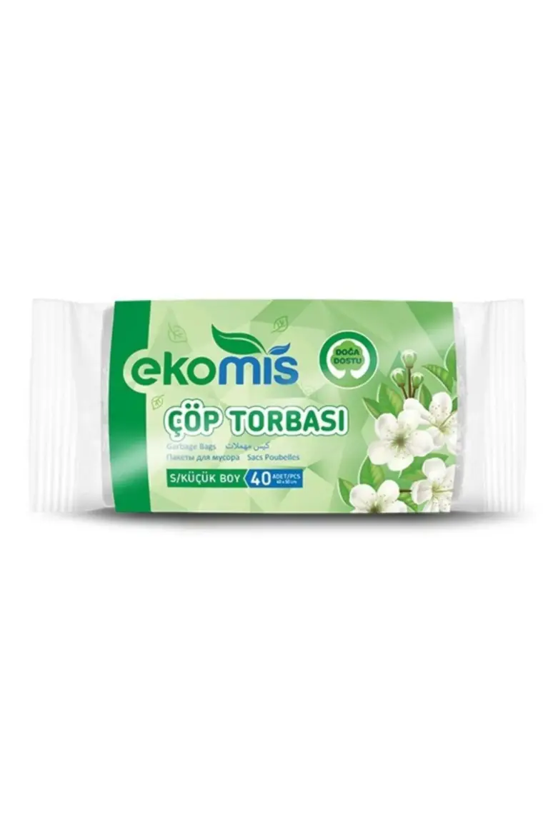 Ekomis Çöp Torbası Küçük Boy 40'Lı Paket 5' li