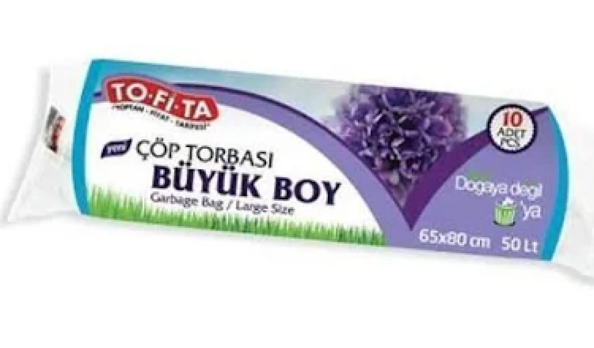 To-Fi-Ta Büyük Boy Çöp Torbası 10'lu 65 x 80 cm