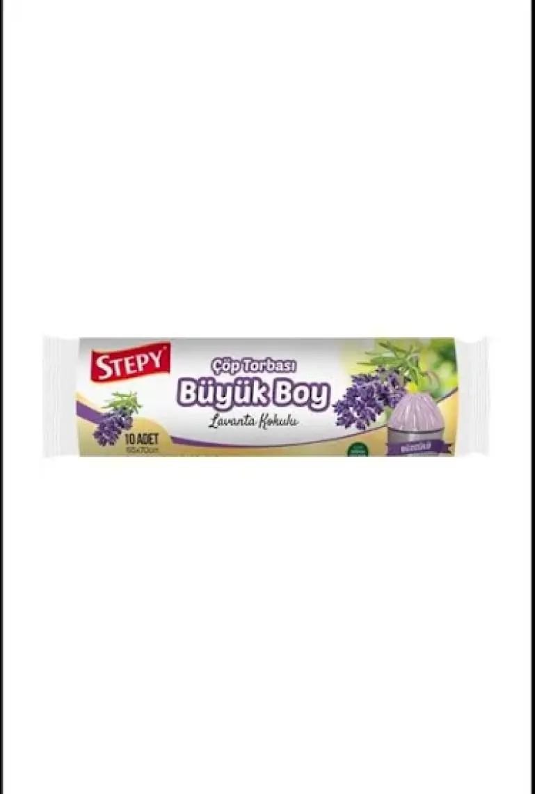 Stepy Büzgülü Büyük Boy Lavanta 1 Rulo 10'lu