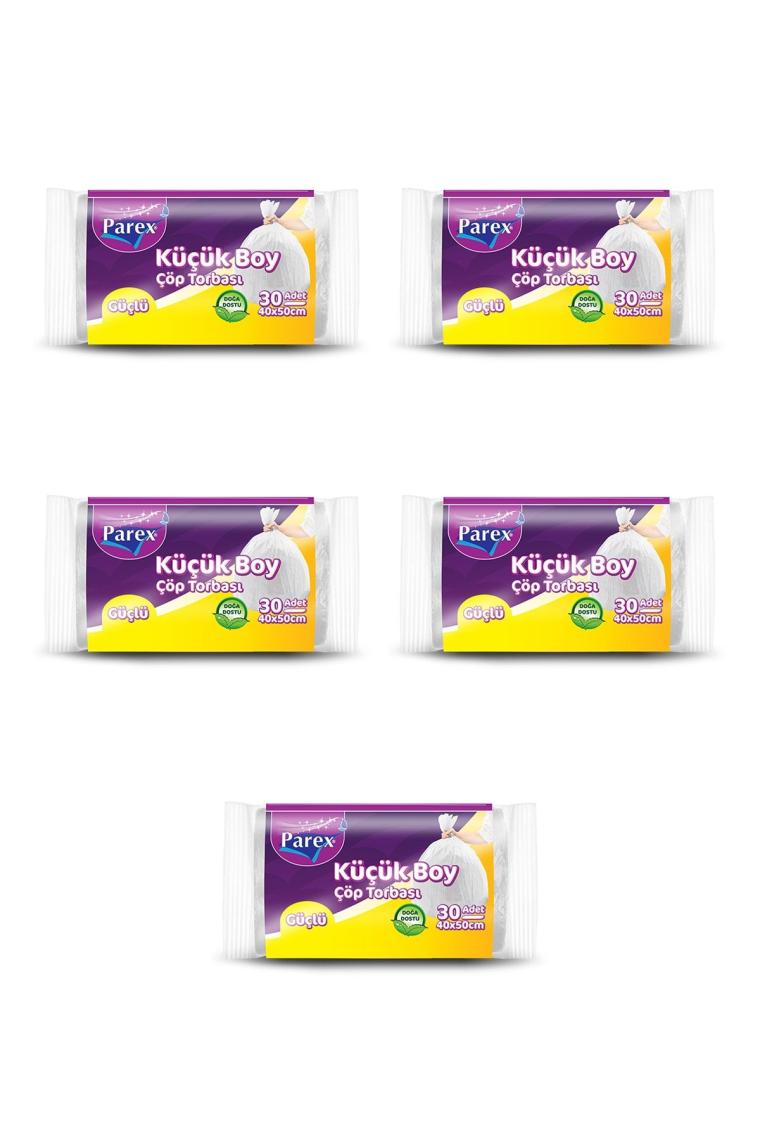 Güçlü Çöp Torbası Mini Boy 5' Li Paket