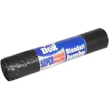 Starplus 80 x 110 cm Astarlı 3 Katlı Siyah Çöp Poşeti  Standart Jumbo Boy 20'li 1000 gr