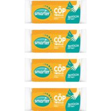 Smarter 4'lü Küçük Boy Çöp Torbası Mini 40x50 cm