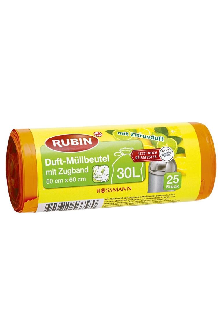 Çöp Torbası Limon Kokulu 50x60cm 30 Litre 25'li