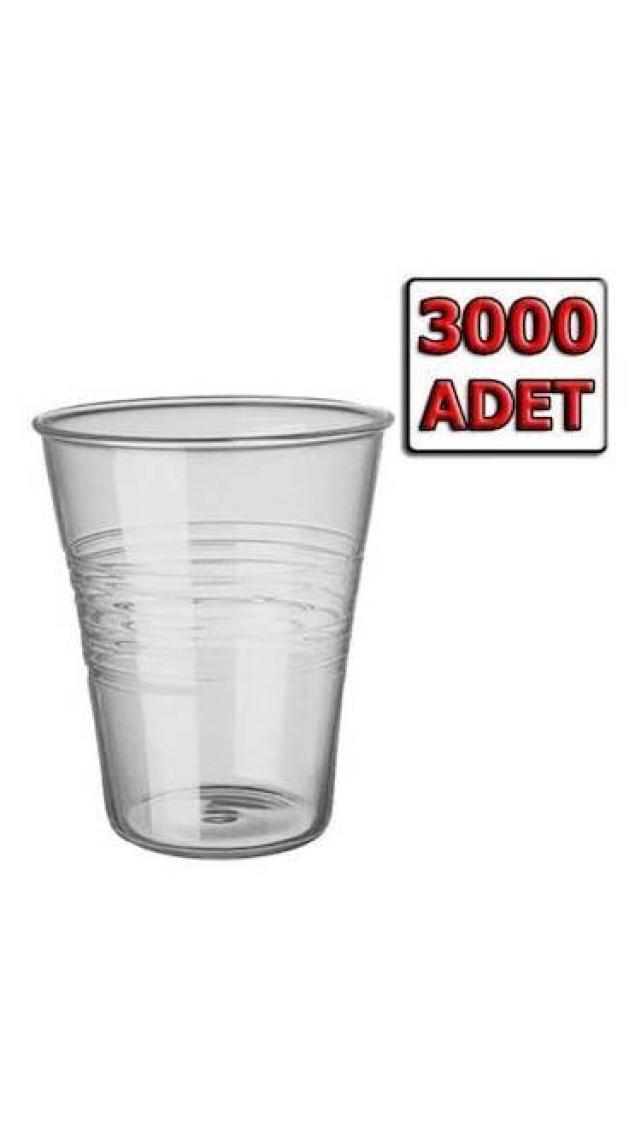 Niceplast Plastik Pet Bardak 180 cc Şeffaf 3000 Adet