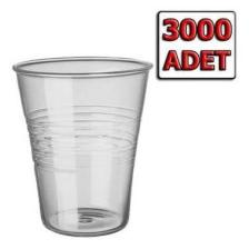 Niceplast Plastik Pet Bardak 180 cc Şeffaf 3000 Adet