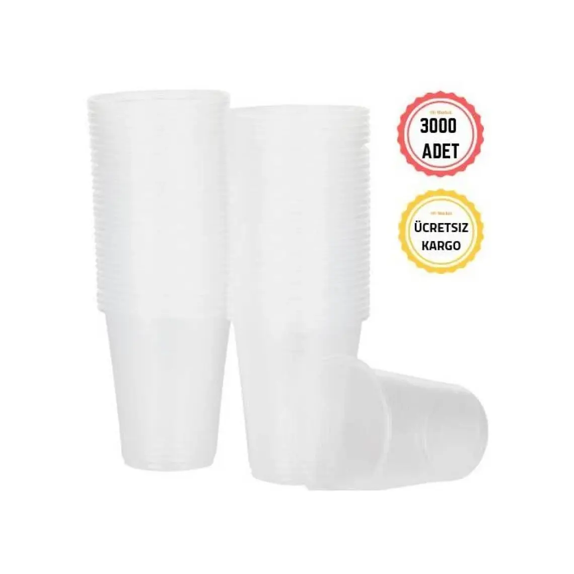 Öznorm Plastik Bardak 180 Cc 3000 Adet 30 x 100 Otomat Uyumlu
