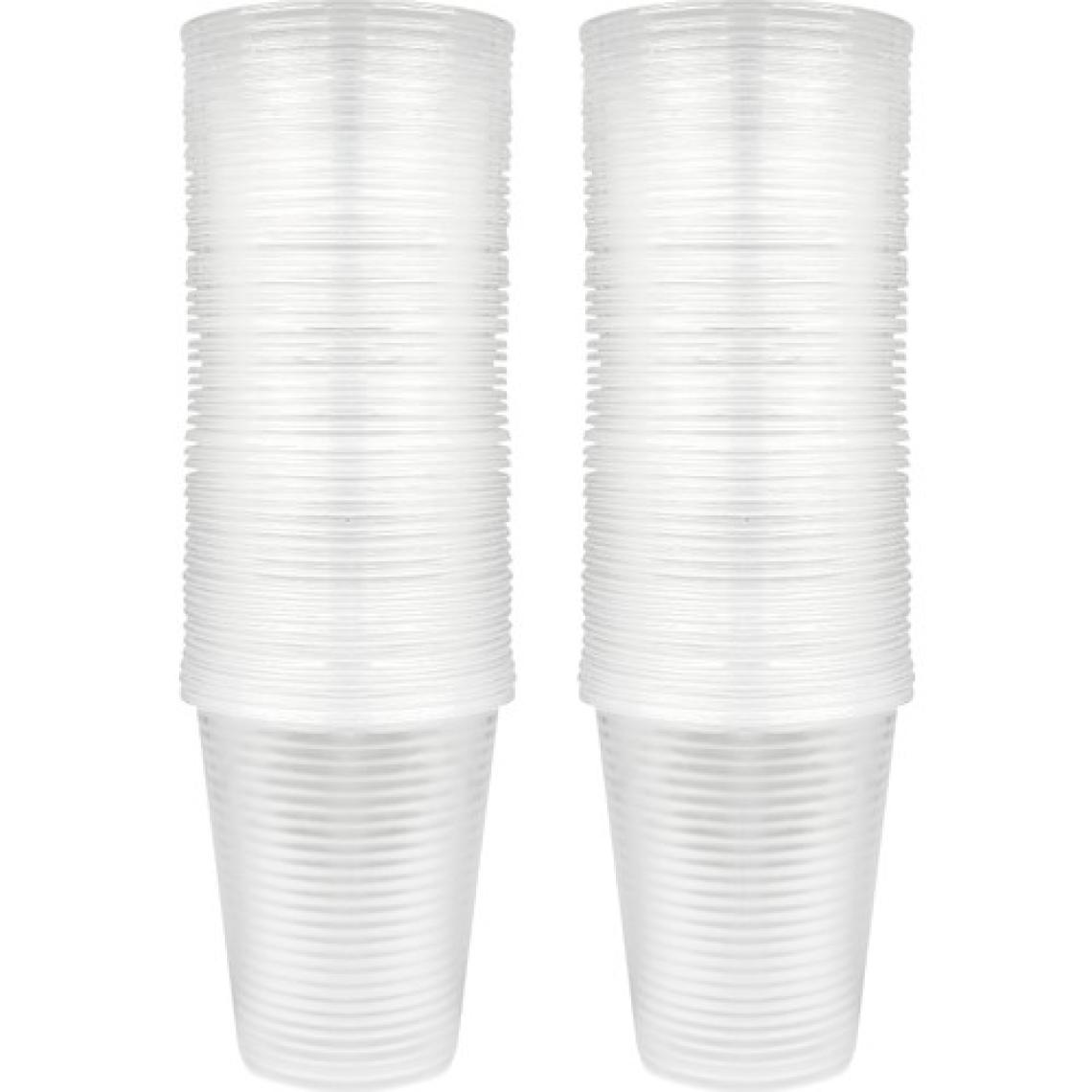 Propack 100 Adet 180Cc Şeffaf Plastik Bardak