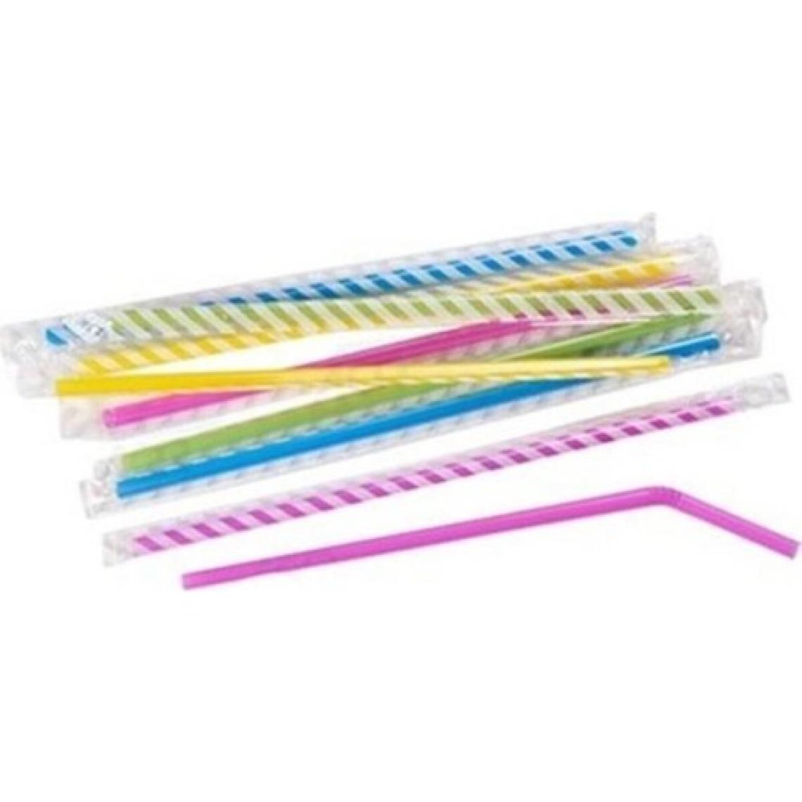 Omnisoft Jelatin Sargılı Geniş Körüklü Frozan Pipet Karışık Renkli 50'li Paket