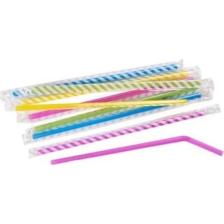 Omnisoft Jelatin Sargılı Geniş Körüklü Frozan Pipet Karışık Renkli 50'li Paket