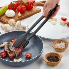 Group - Gnarp Tarz Servis ve Izgara Maşası - Yanmaz Yapışmaz Maşa - Barbekü Maşası - 30 cm