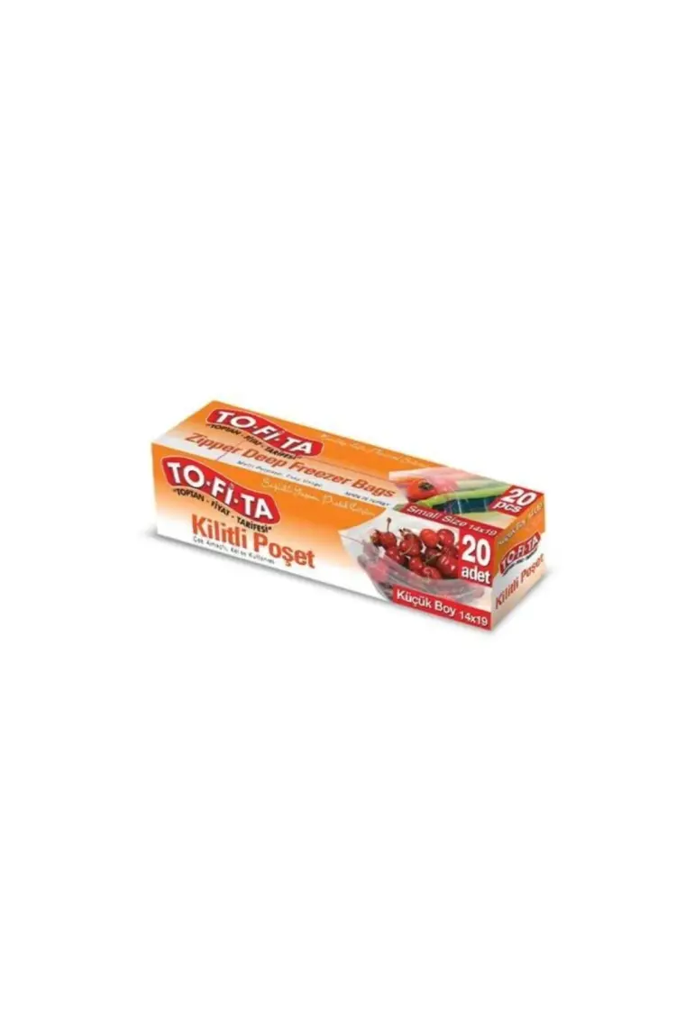 To-Fi-Ta Küçük Boy Kilitli Poşet 10'lu 14X19 cm