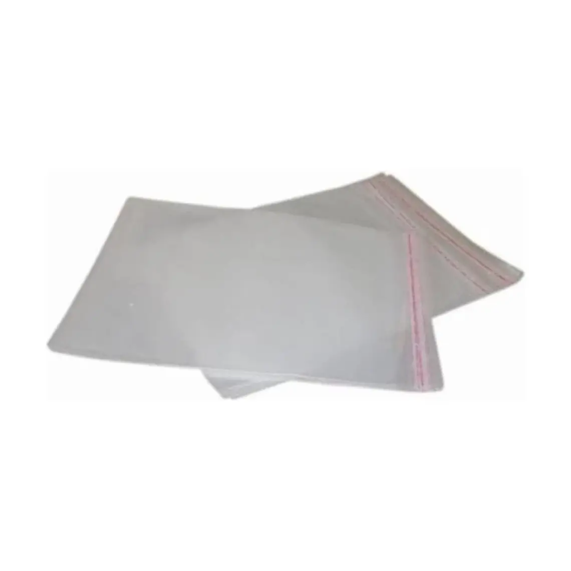 Carpcorn 30 cm x 45 cm Şeffaf Bantlı Jelatin - Yapışkanlı Poşet - 25'li