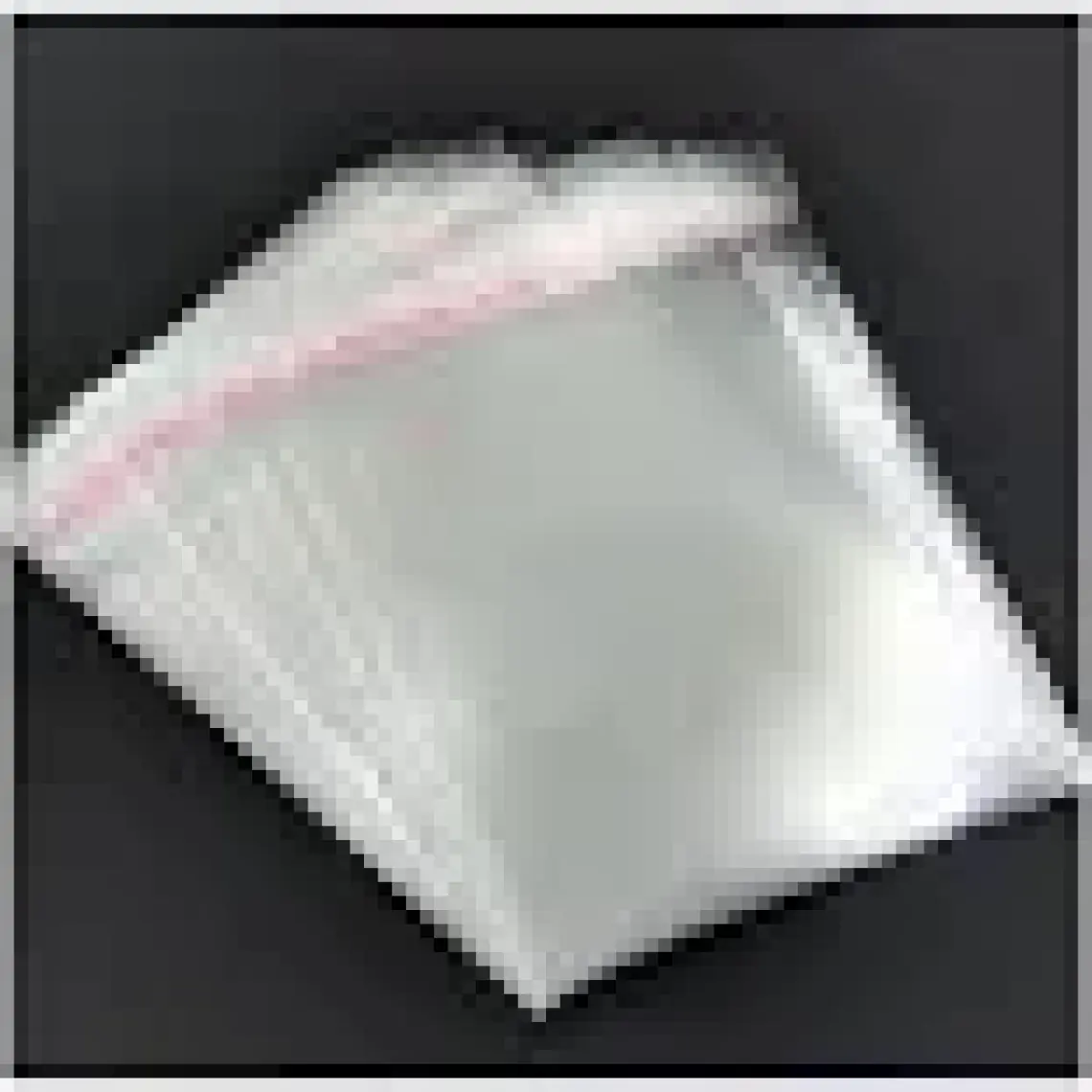 Carpcorn 30 cm x 45 cm Şeffaf Bantlı Jelatin - Yapışkanlı Poşet - 25'li