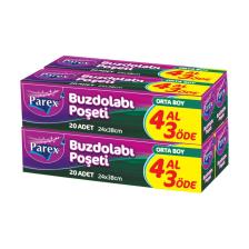 Buzdolabı Poşeti 4 Al 3 Öde Orta Boy
