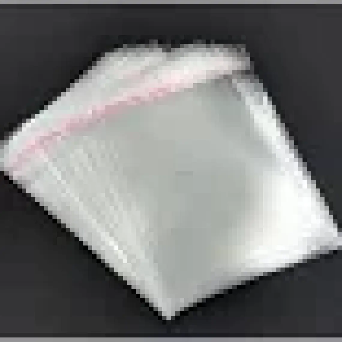 Carpcorn 30 cm x 50 cm Şeffaf Bantlı Jelatin - Yapışkanlı Poşet - 50'li