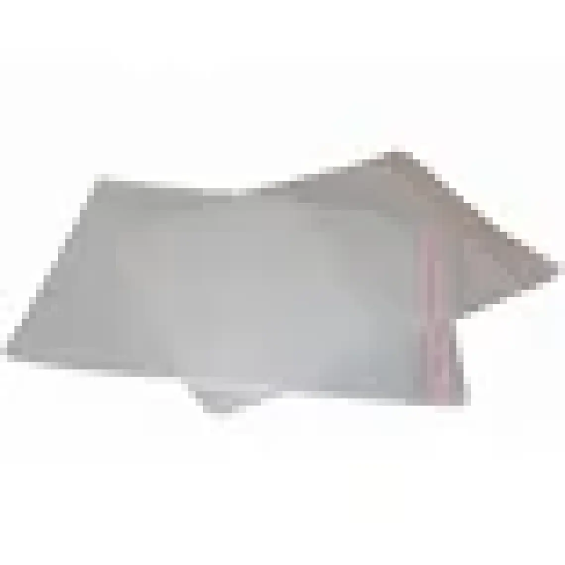 Carpcorn 30 cm x 50 cm Şeffaf Bantlı Jelatin - Yapışkanlı Poşet - 50'li