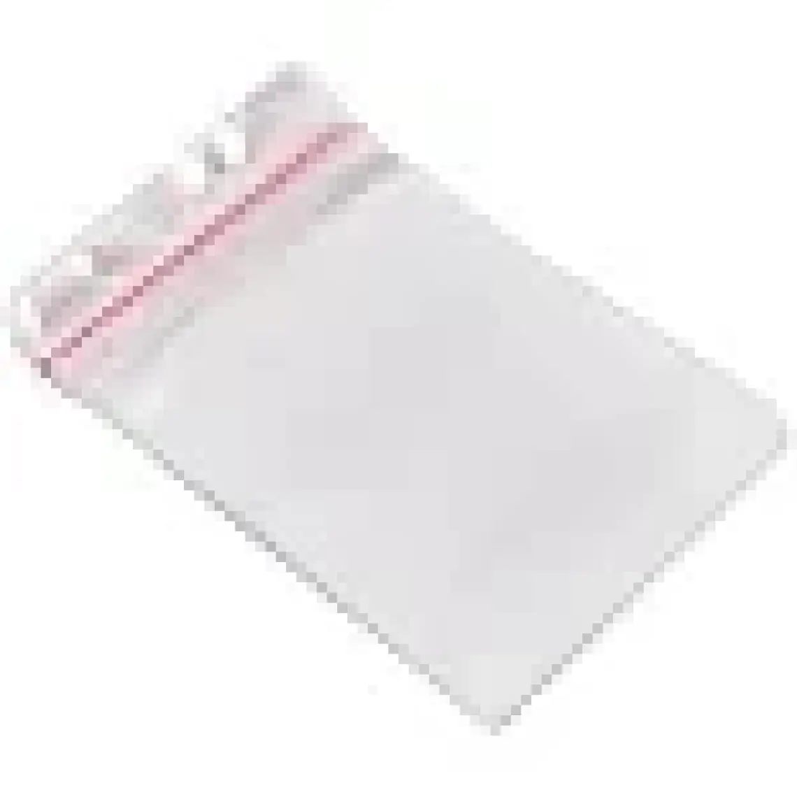 Carpcorn 30 cm x 50 cm Şeffaf Bantlı Jelatin - Yapışkanlı Poşet - 50'li