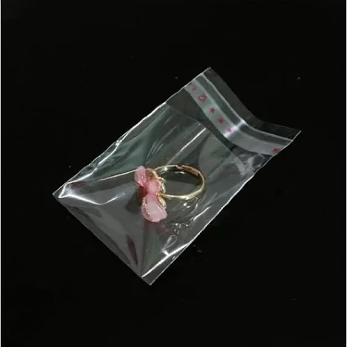 Carpcorn 12X15+5 Cm. (12*20) 100 Adet - Şeffaf Bantlı Yapışkanlı Opp Jelatin Poşet