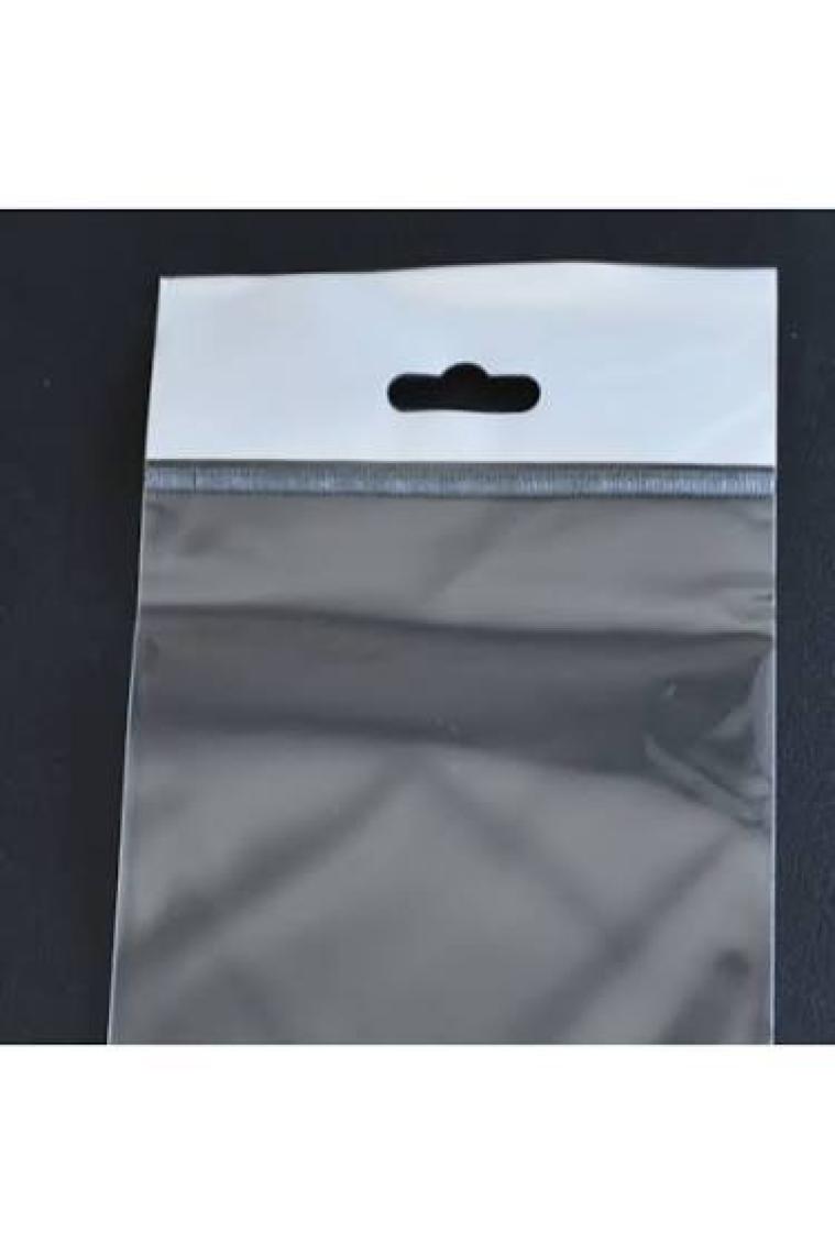 10 X 25 Cm (Kapalı Hali 10 X 15 Cm) 100 'Lü Askılı Poşet - Meksika Şapkalı