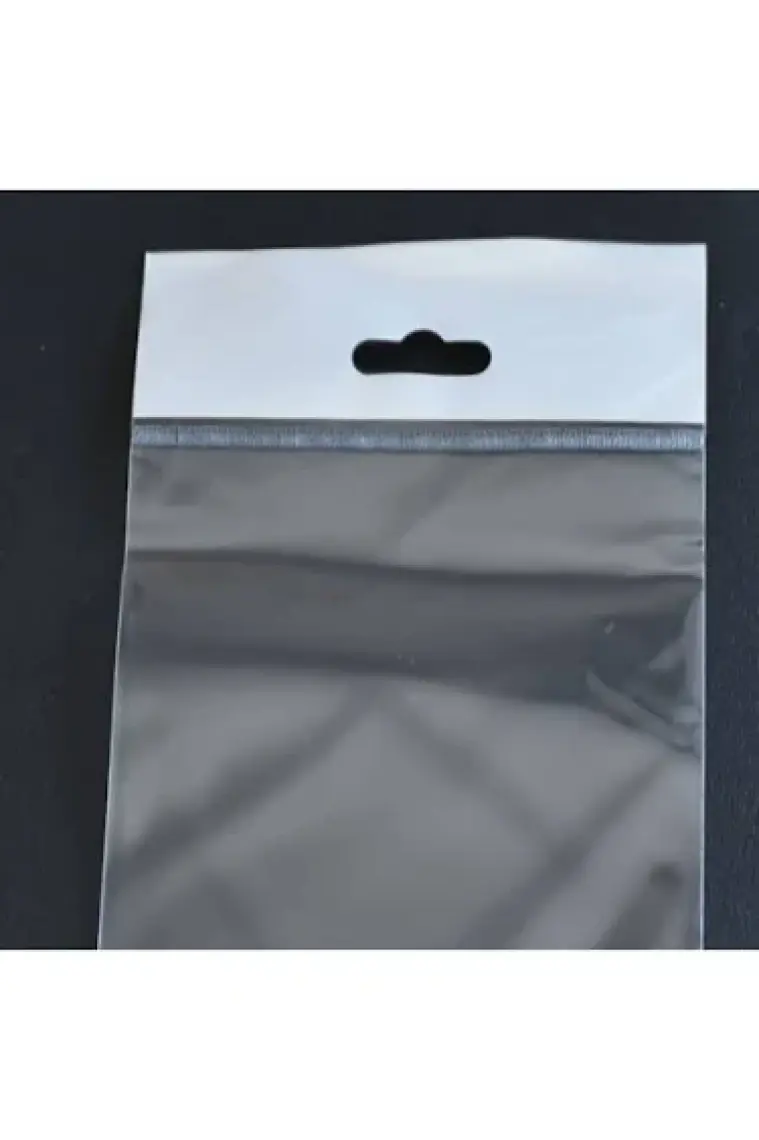 5 x 25 cm (Kapalı Hali 5 x 15 Cm) 100 Adet Askılı Poşet - Meksika Şapkalı