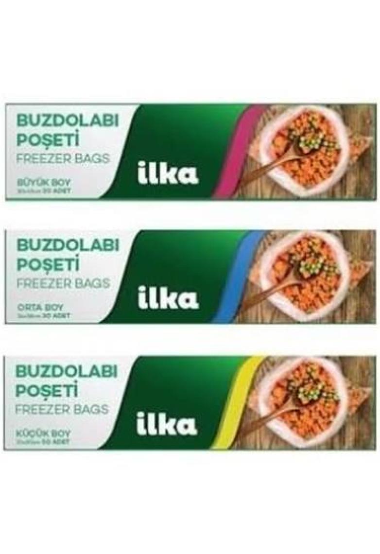 İlka Buzdolabı Poşeti Orta Boy 1 Paket