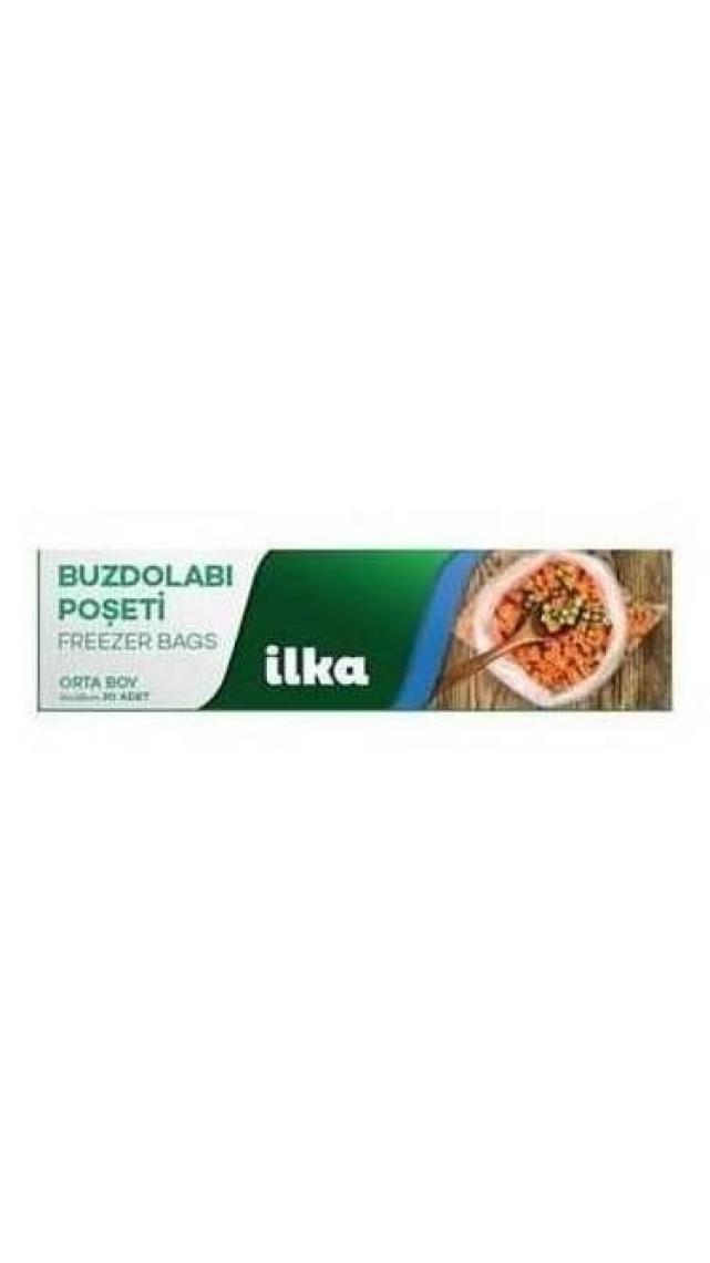 İlka Buzdolabı Poşeti Orta Boy 1 Paket