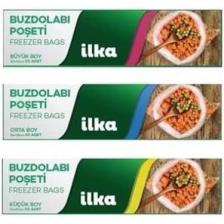 İlka Buzdolabı Poşeti Orta Boy 1 Paket