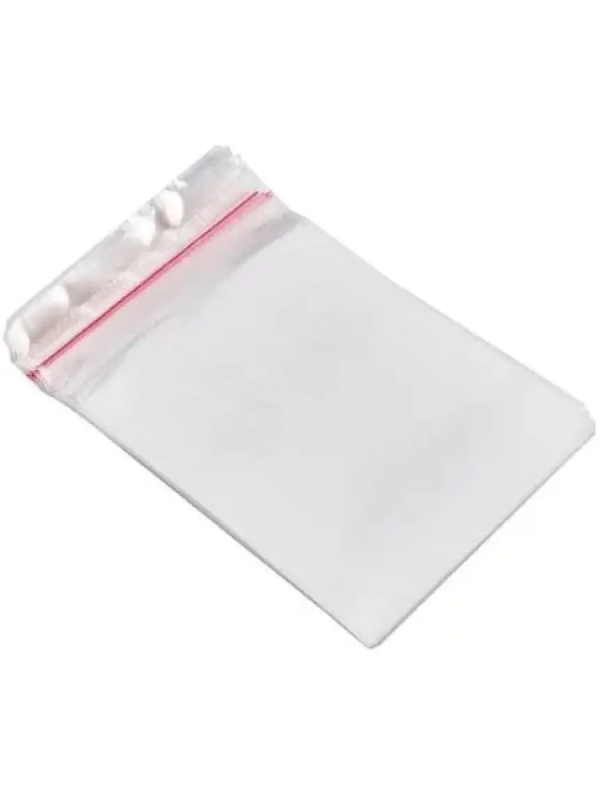 Carpcorn 40 cm x 50 cm Şeffaf Bantlı Jelatin - Yapışkanlı Poşet - 50'li
