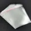 Carpcorn 40 cm x 50 cm Şeffaf Bantlı Jelatin - Yapışkanlı Poşet - 50'li