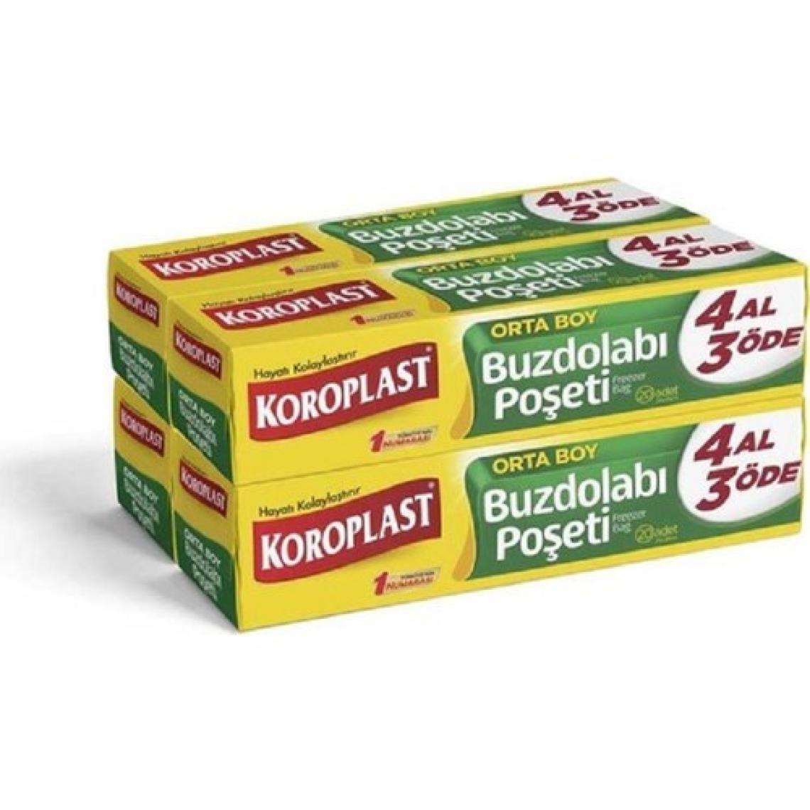 Koroplast Buzdolabı Poşeti Orta Boy 80'li 24 x 38 cm