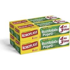 Koroplast Buzdolabı Poşeti Orta Boy 80'li 24 x 38 cm