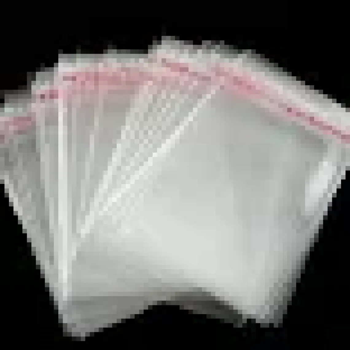 Carpcorn 23 x 30 + 5 Cm. Şeffaf Bantlı Jelatin - Yapışkanlı Poşet 100 Lü