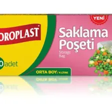Koroplast Saklama Poşeti 120'li 24x38 cm, Dayanıklı, Tekrar Kullanılabilir, Uzun Ömürlü, Yırtılmaz, Geri Dönüştürülebilir, Mutfak, Ofis, Bahçe, Depo