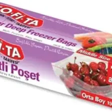 To-Fi-Ta Orta Boy Kilitli Poşet 15'li 19X25 cm