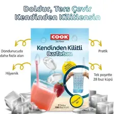 Cook Kendinden Kilitli Buz Torbası 7 Li
