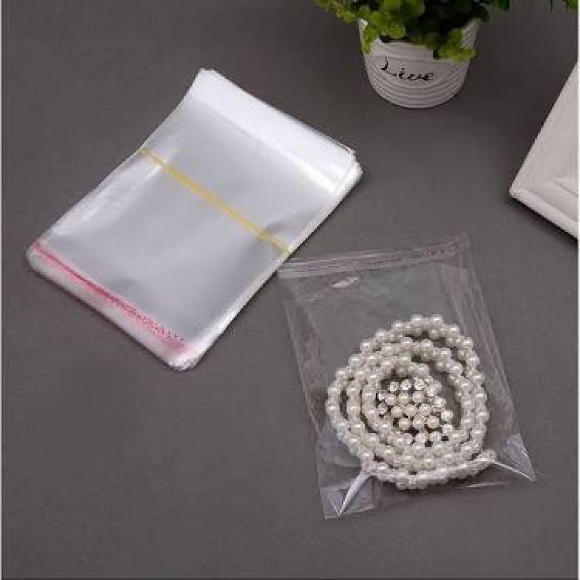 Carpcorn 12X20+5 Cm. (12*25) 100 Adet - Şeffaf Bantlı Yapışkanlı Opp Jelatin Poşet