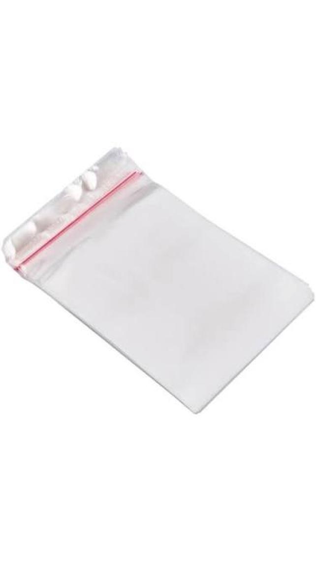Carpcorn 12X20+5 Cm. (12*25) 100 Adet - Şeffaf Bantlı Yapışkanlı Opp Jelatin Poşet