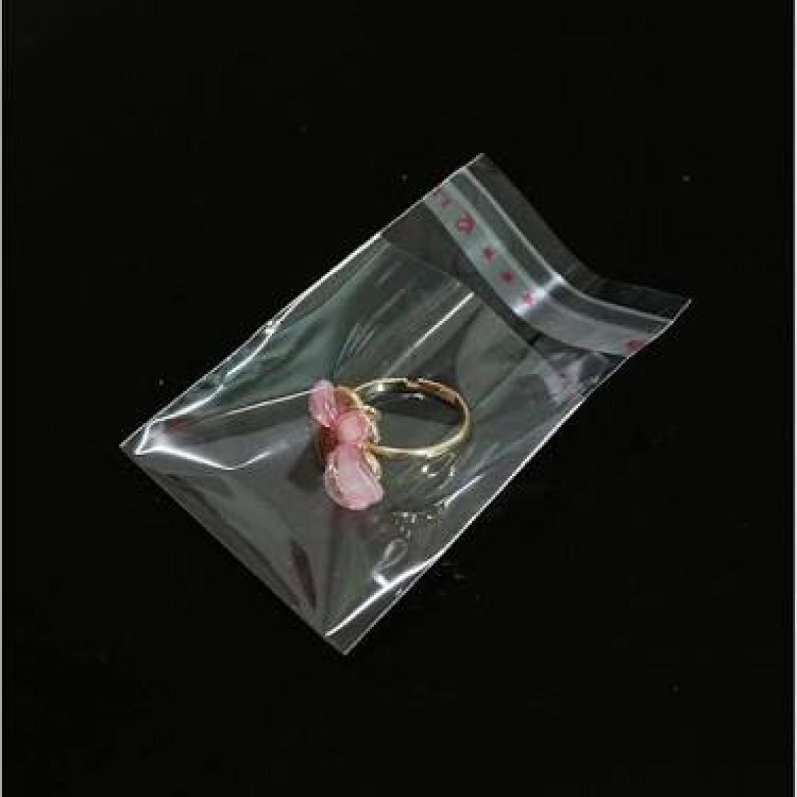 Carpcorn 12X20+5 Cm. (12*25) 100 Adet - Şeffaf Bantlı Yapışkanlı Opp Jelatin Poşet