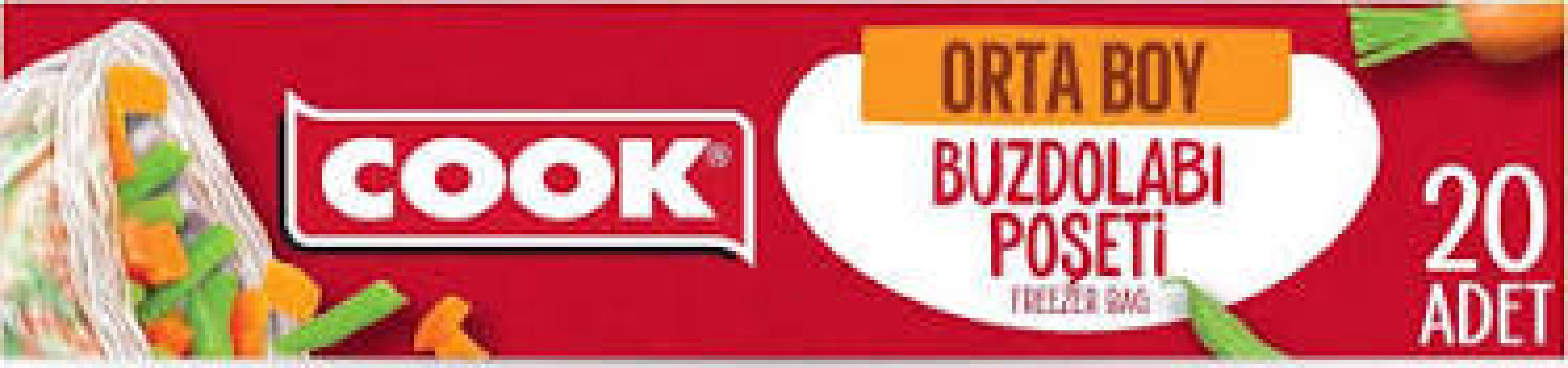 Cook Buzdolabı Poşeti Orta Boy 24X38Cm