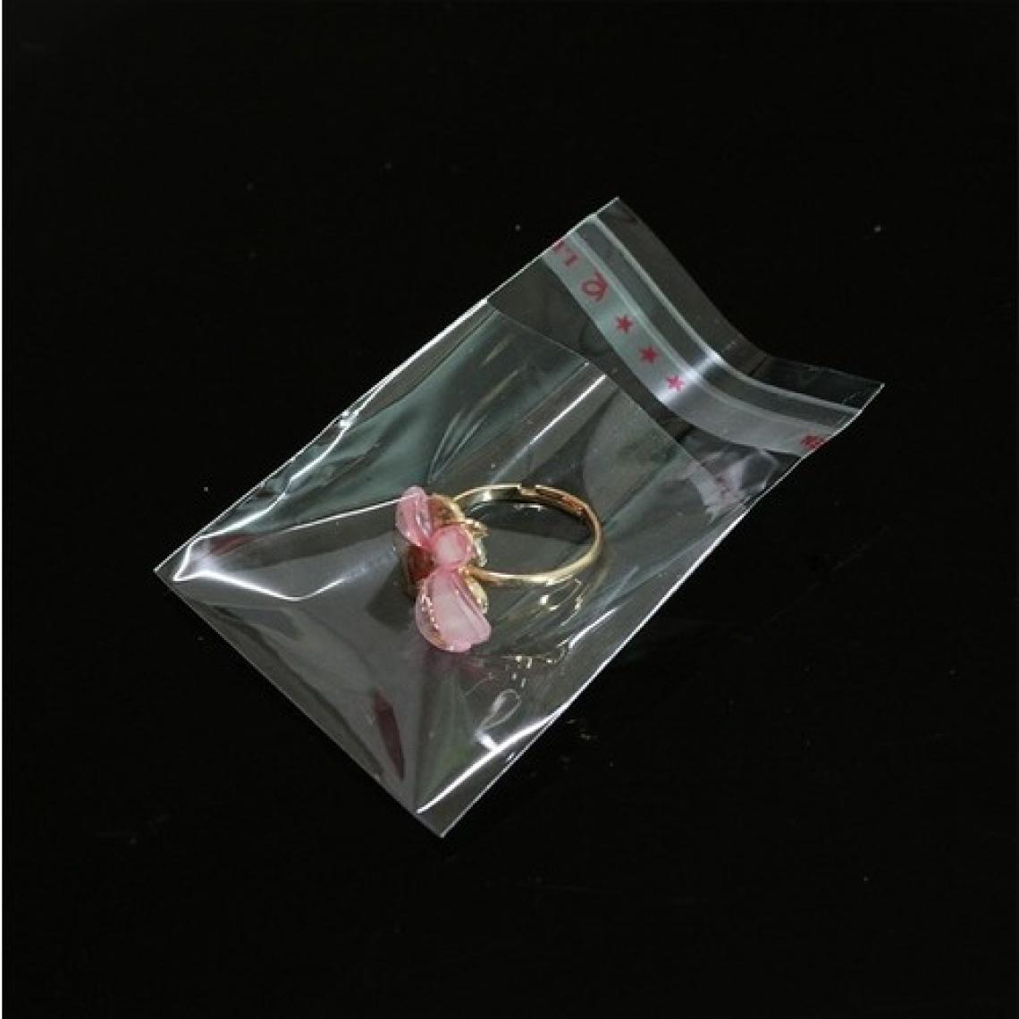 Carpcorn 6x10+5 cm. (6*15) 100 Adet - Şeffaf Bantlı Yapışkanlı OPP Jelatin Poşet