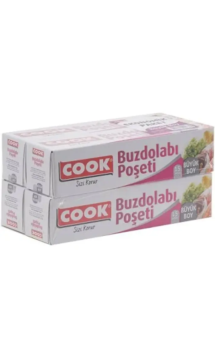 Cook Buzdolabı Poşeti Büyük Boy 30X45Cm