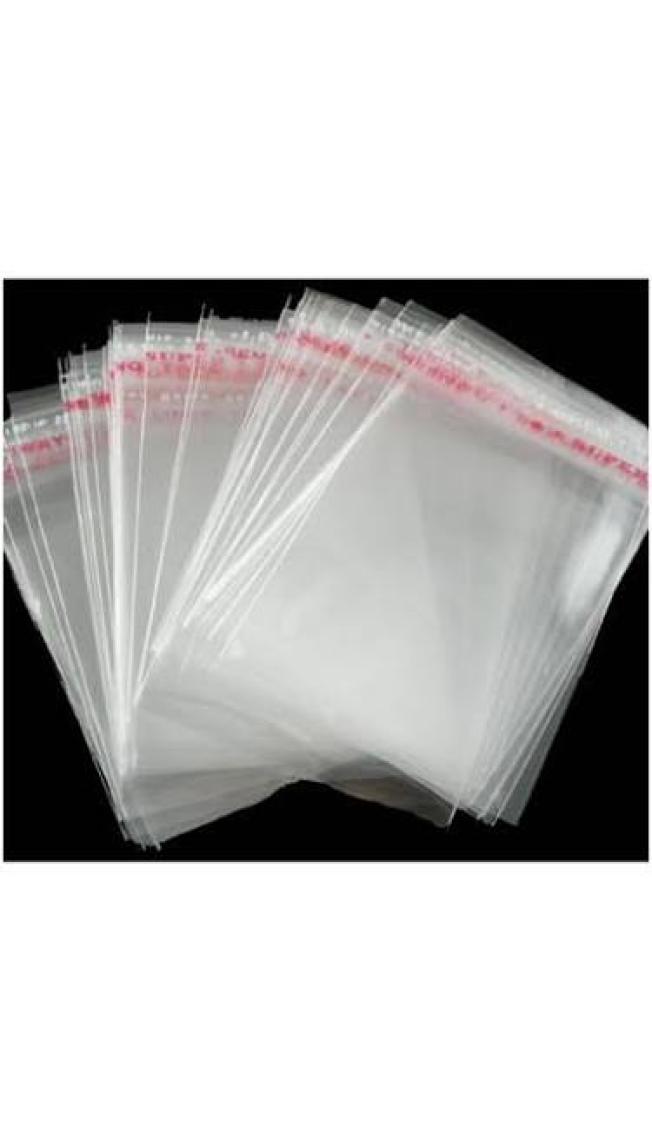 Carpcorn 30 cm x 50 cm Şeffaf Bantlı Jelatin - Yapışkanlı Poşet - 100'lü