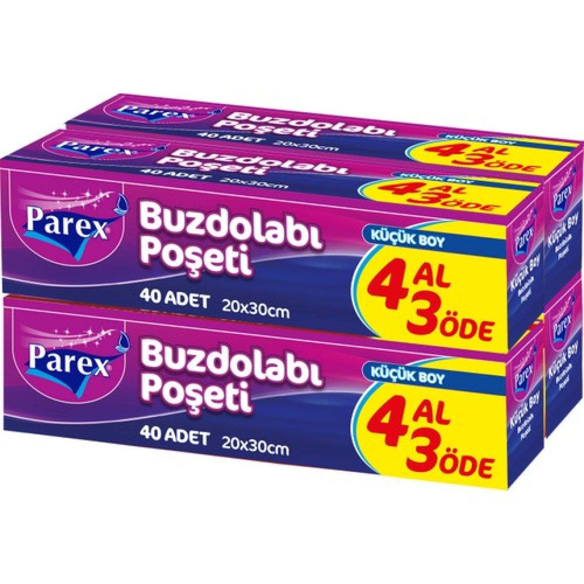 Parex Buzdolabı Poşeti Küçük Boy 4 Al 3 Öde