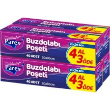 Parex Buzdolabı Poşeti Küçük Boy 4 Al 3 Öde