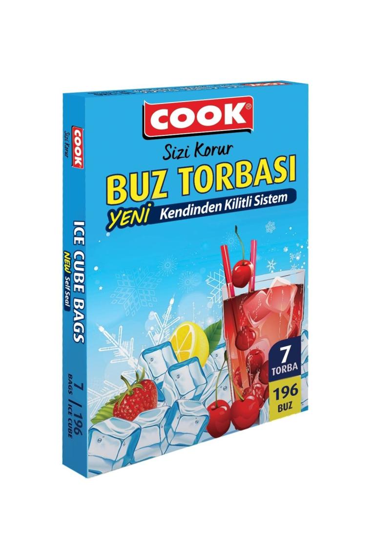 Kendinden Kilitli Buz Torbası 7'Li